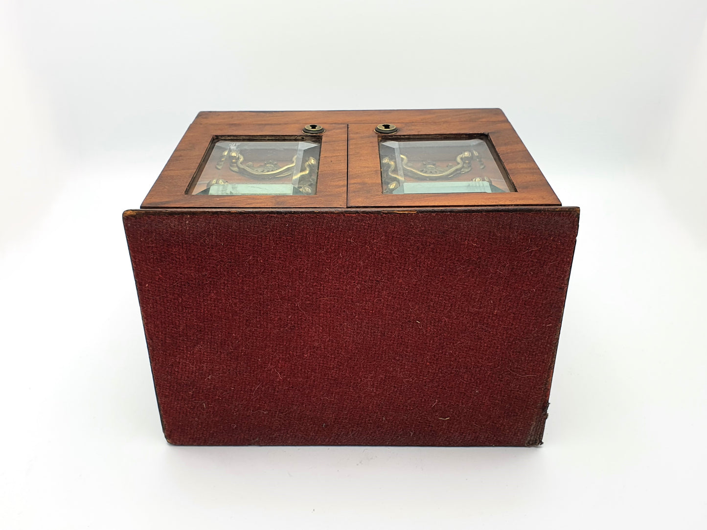 Gorgeous Victorian Antique Walnut Jewellery Chest - circa 1890