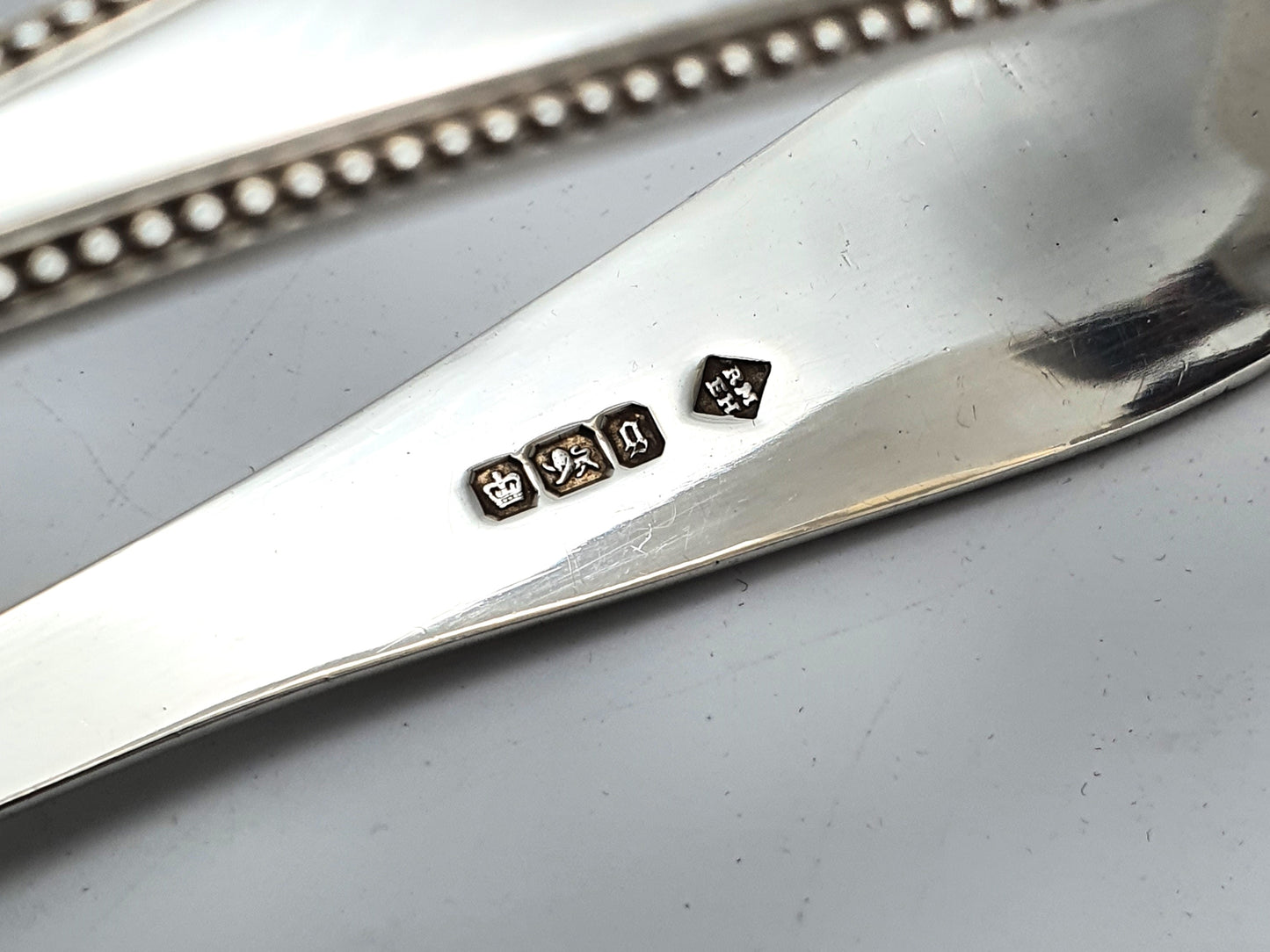 Gorgeous Antique Victorian Solid Silver Serving Tongs - 1899