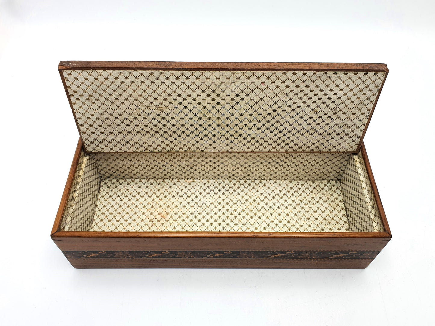 Lovely Antique Victorian Tunbridge Ware Box – circa 1870