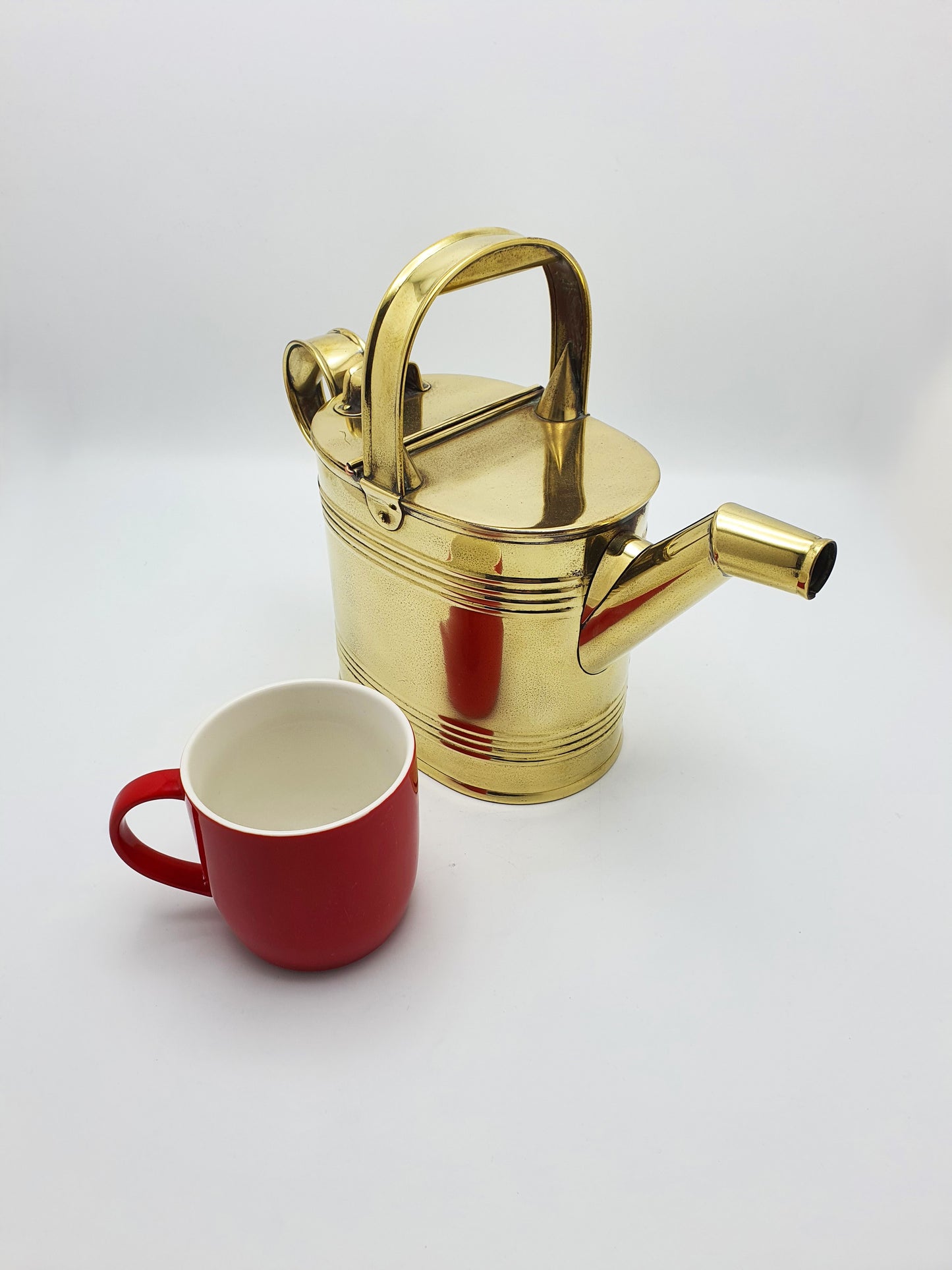 Lovely Antique Victorian Brass Watering Can – circa 1890