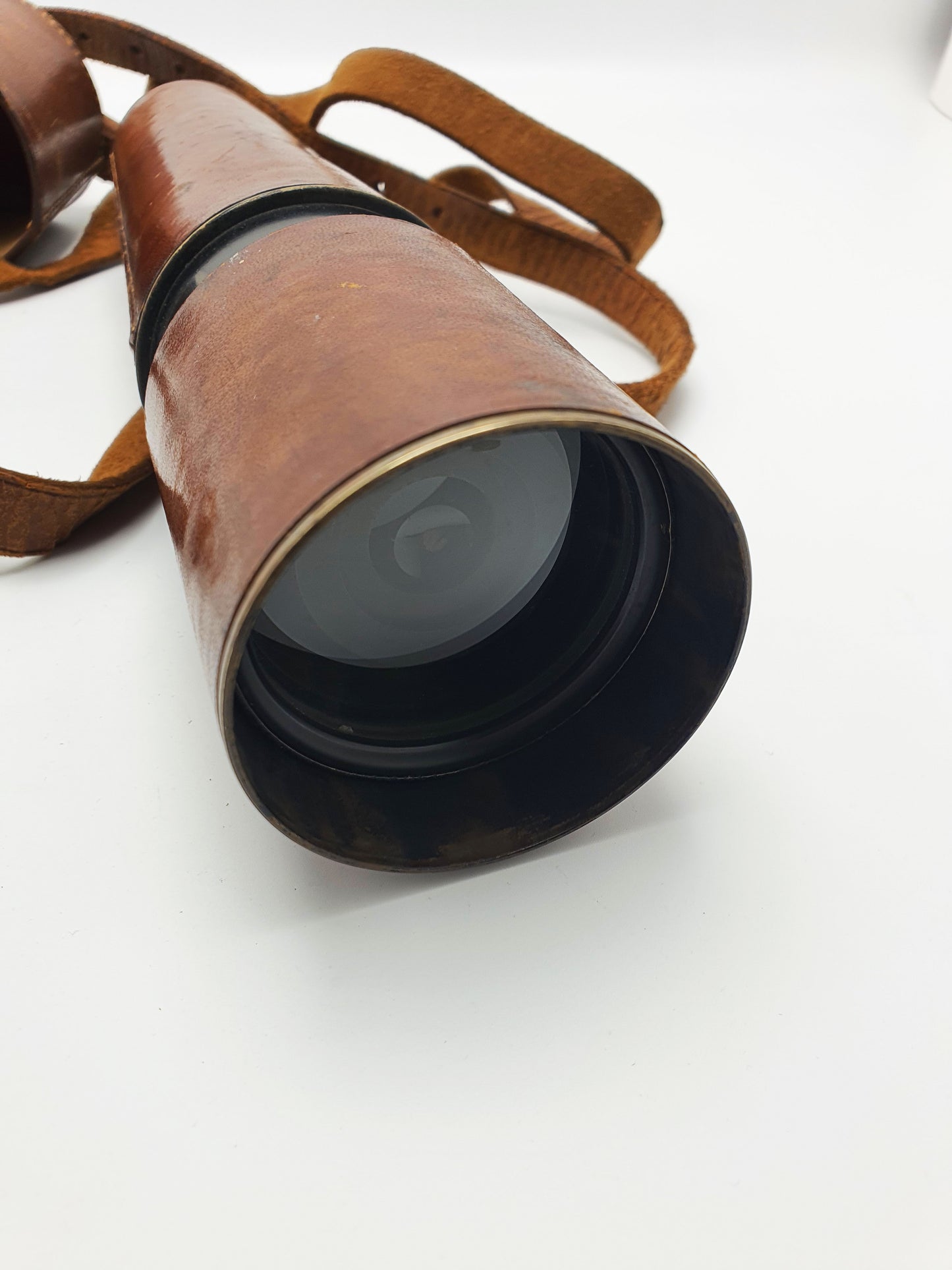 Fantastic World War One-Era Military Officer’s Telescope with Leather Case – circa 1915