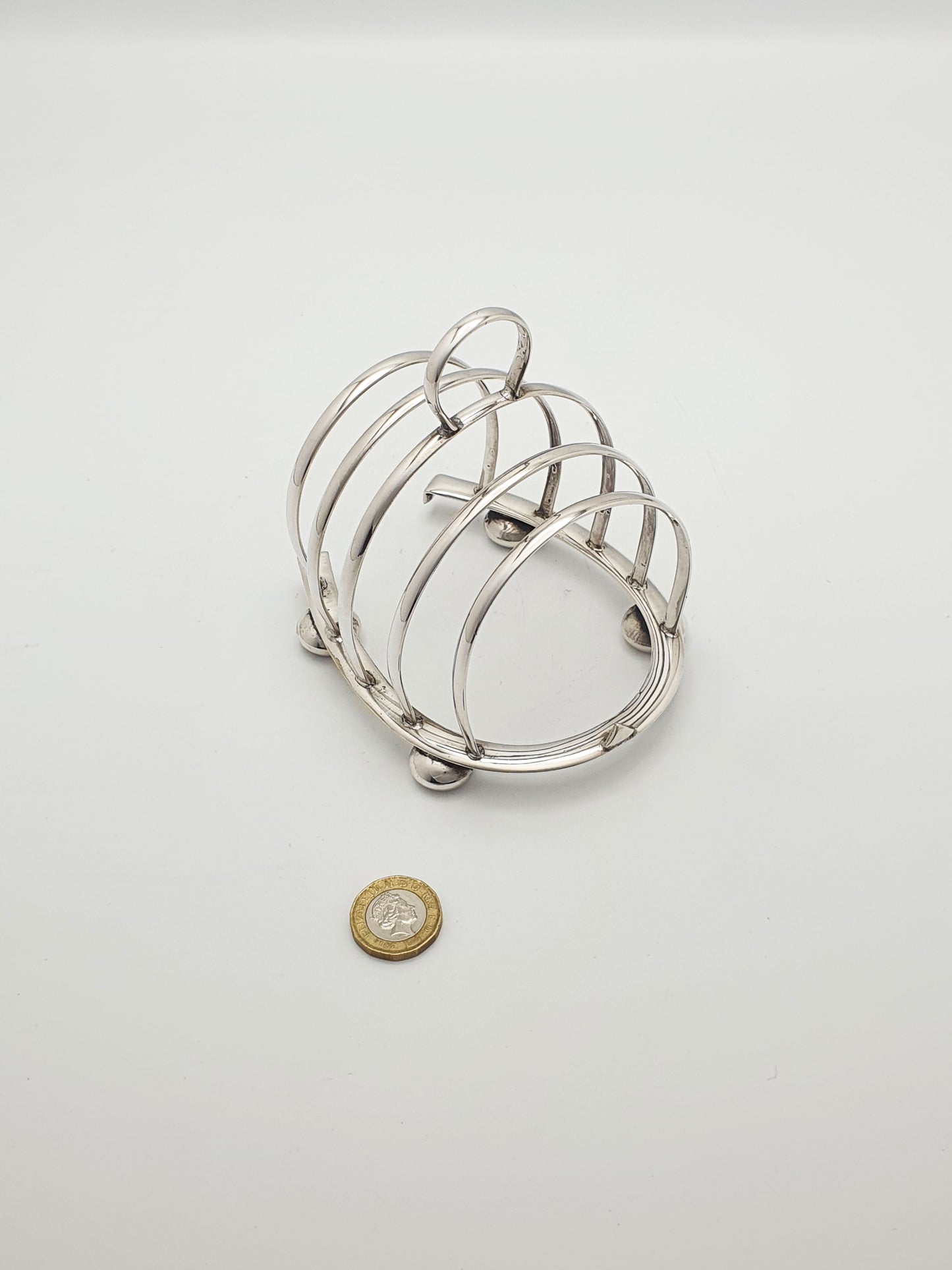 Nice Antique Silver-Plated Novelty Horseshoe Toast Rack – circa 1920