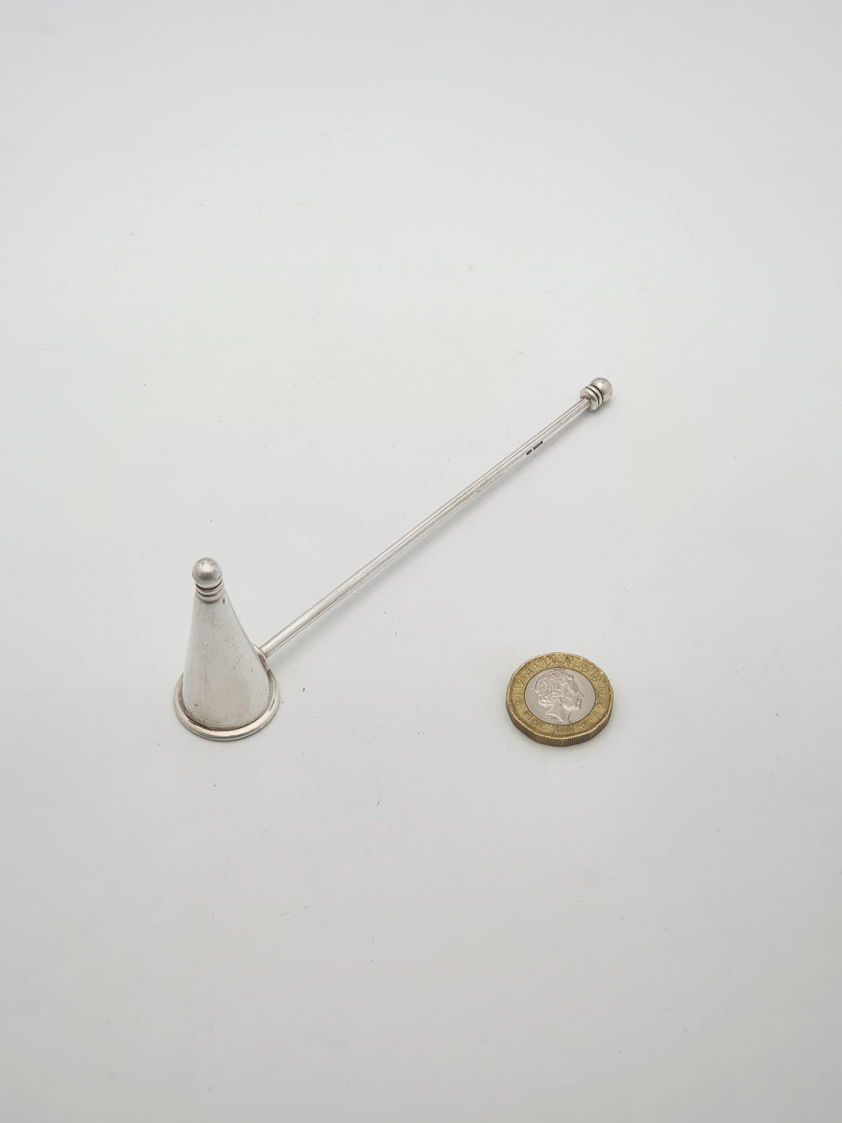 Elizabeth II Sterling Silver Candle Snuffer - 1998