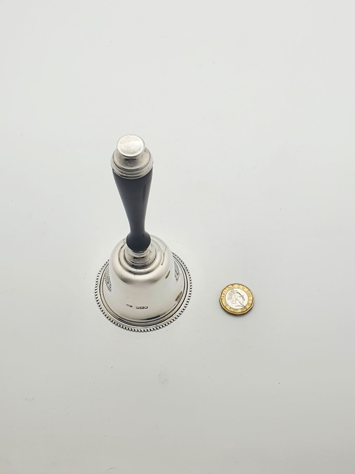 Nice Elizabeth II Sterling Silver Table Bell - 1992