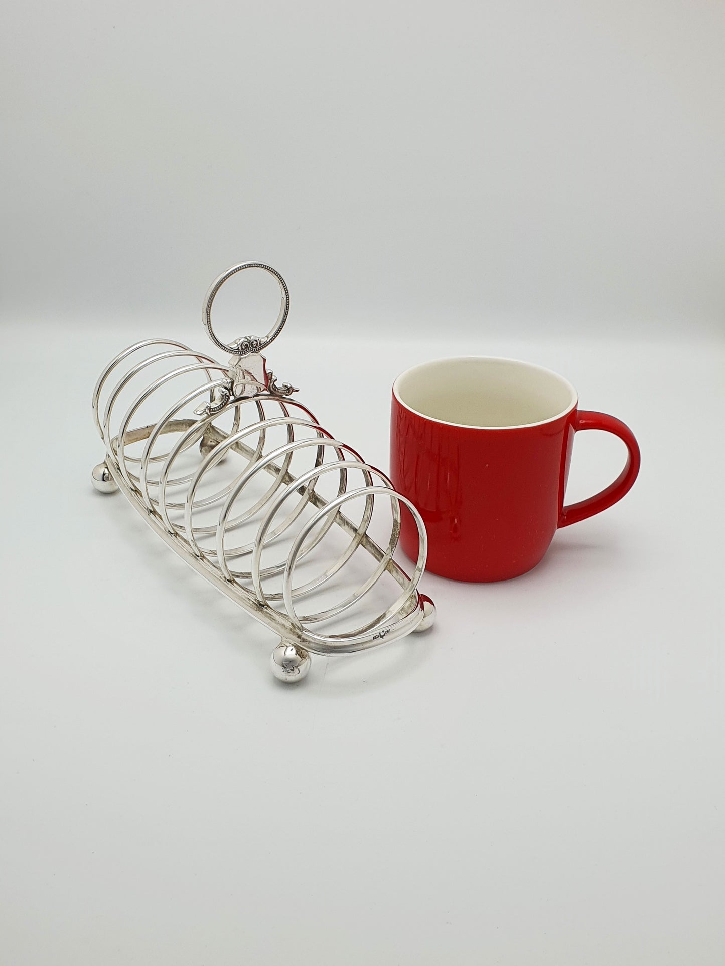 Nice Large Antique Edwardian Silver Plated Toast Rack – circa 1905