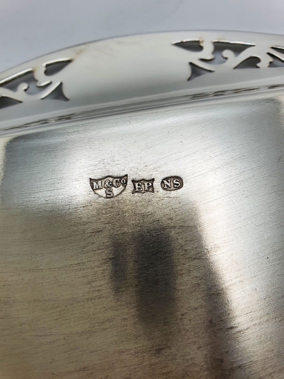 Elegant Antique Silver-Plated Cocktail Tray – circa 1925