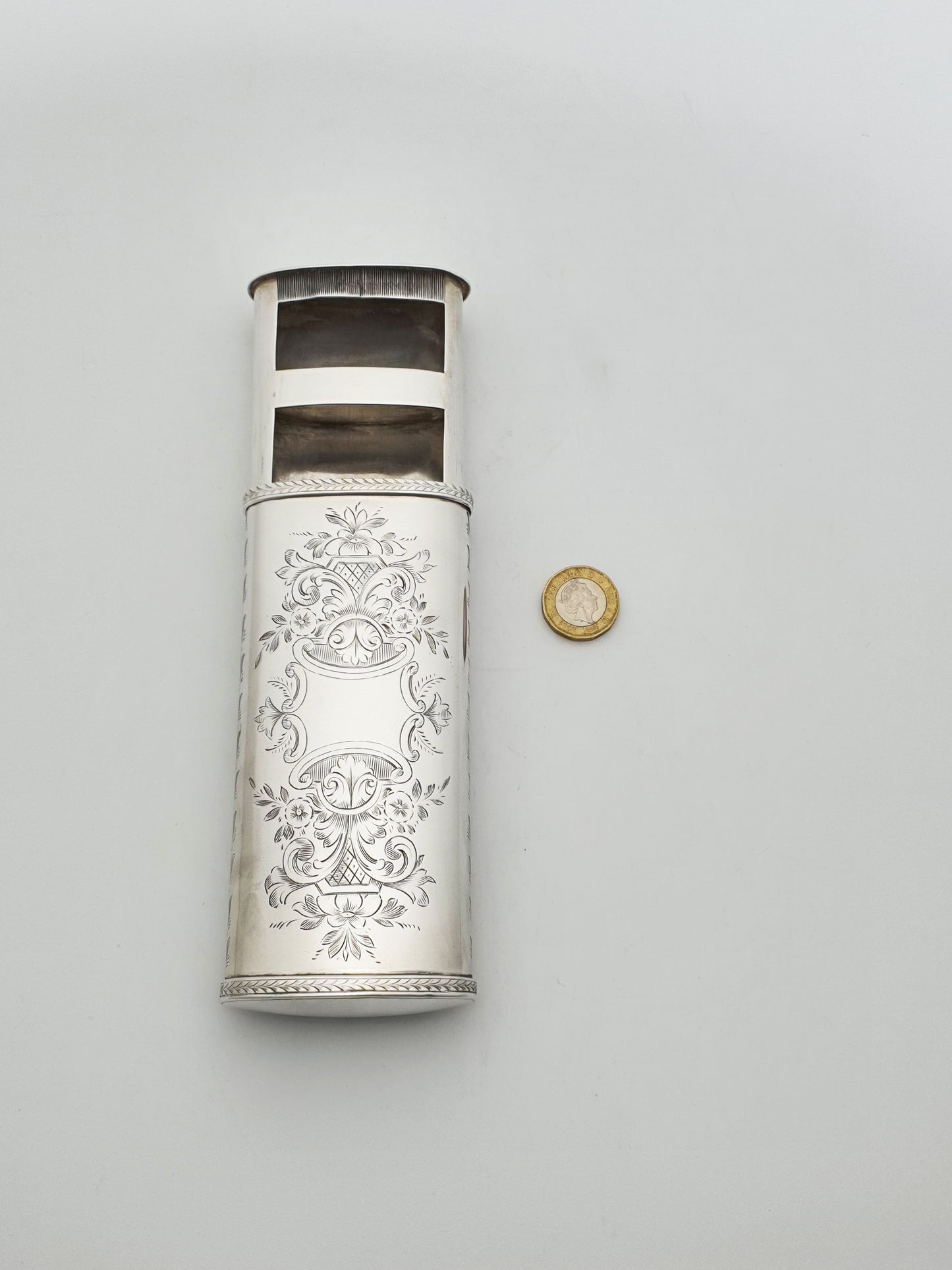 Rare Antique Victorian Combination Vesta & Cigarette Case – circa 1880