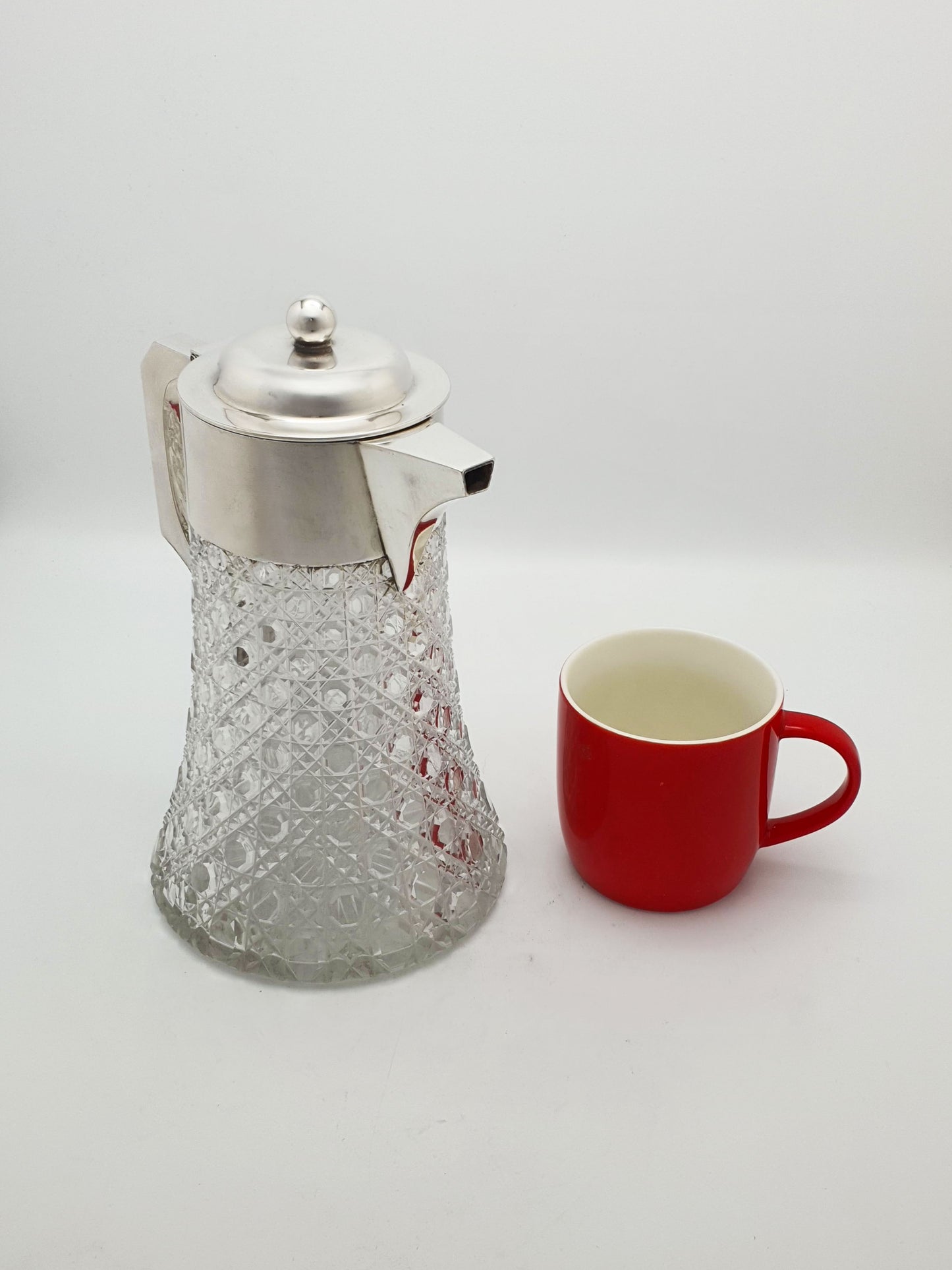 Fabulous Antique Mappin & Webb Lemonade Jug with Ice Tube – circa 1880