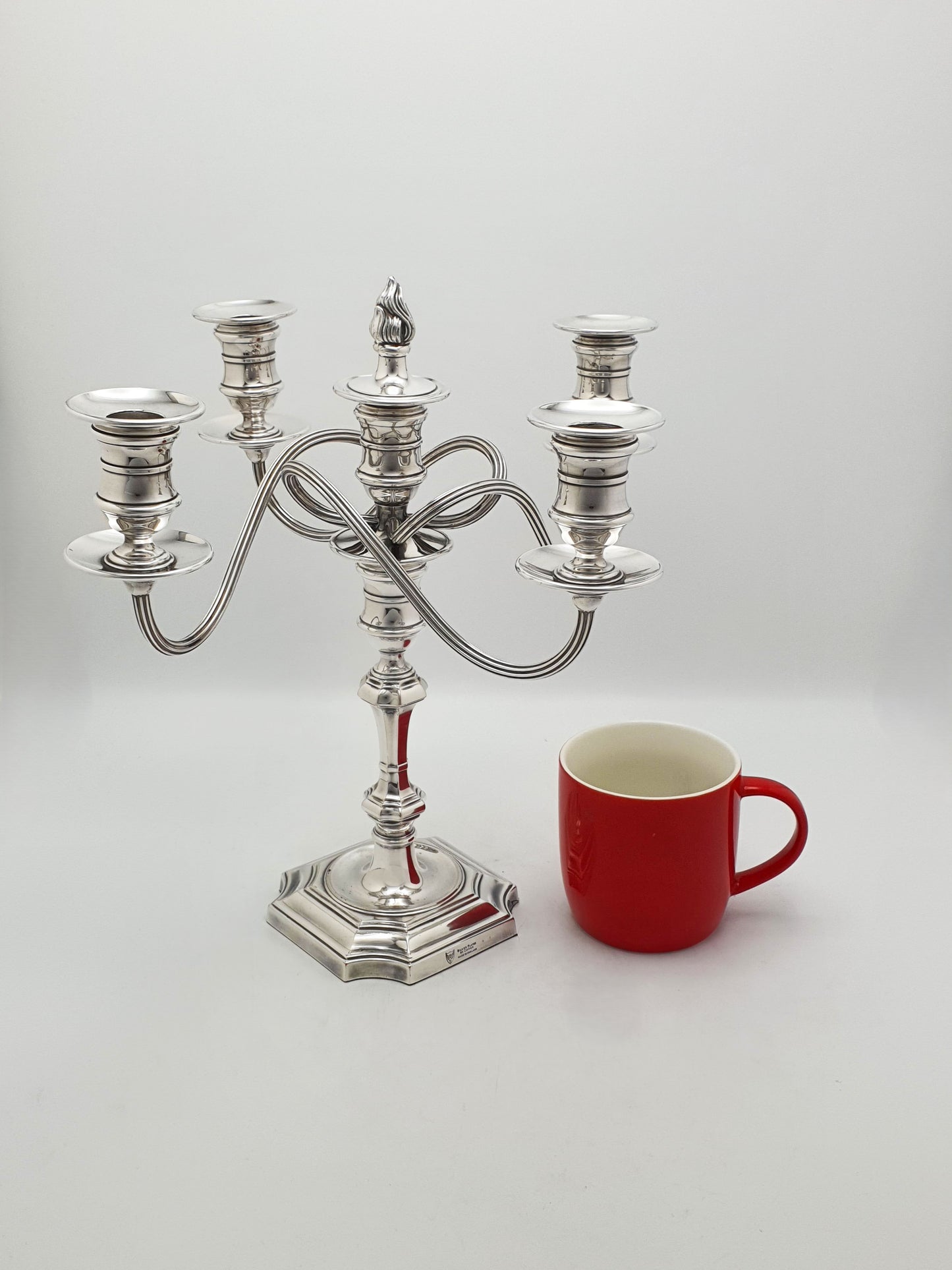 Splendid Antique Edwardian Silver Plated Five-Light Candelabrum – circa 1905