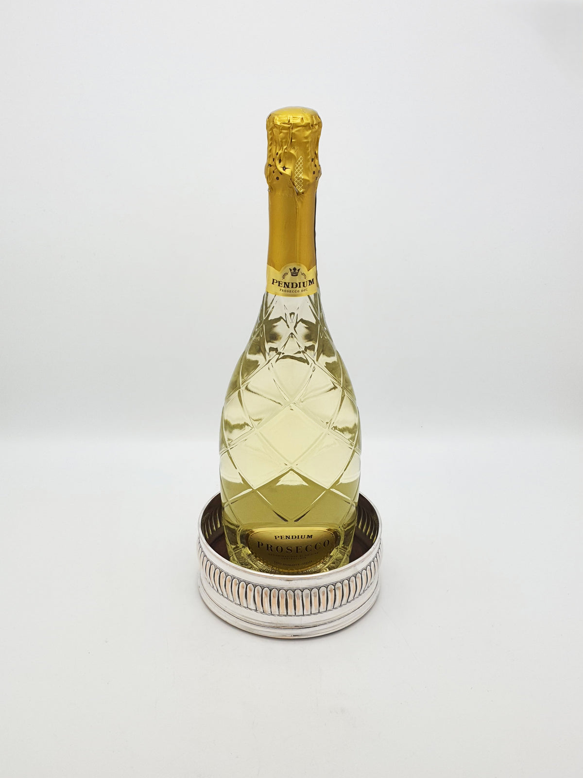 Pair of Antique Victorian Sheffield Plate Wine Bottle Coasters – circa 1840