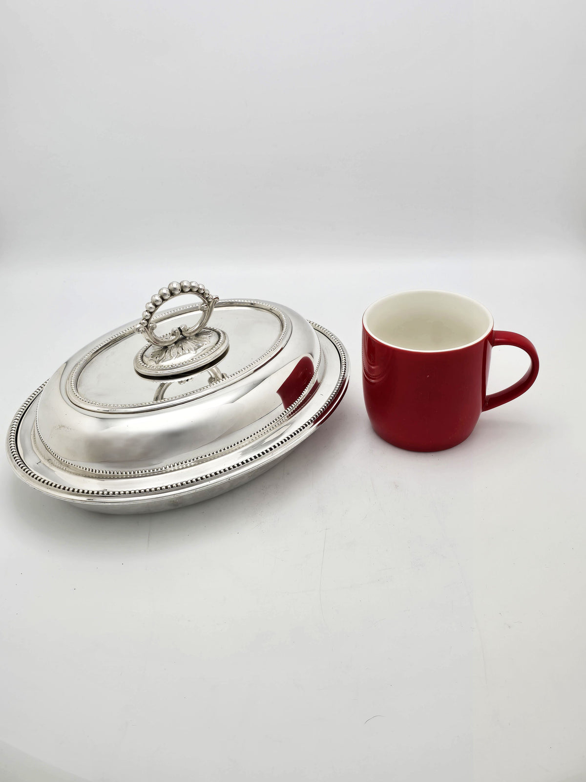 Antique Edwardian Silver Plated Entrée Dish circa 1905
