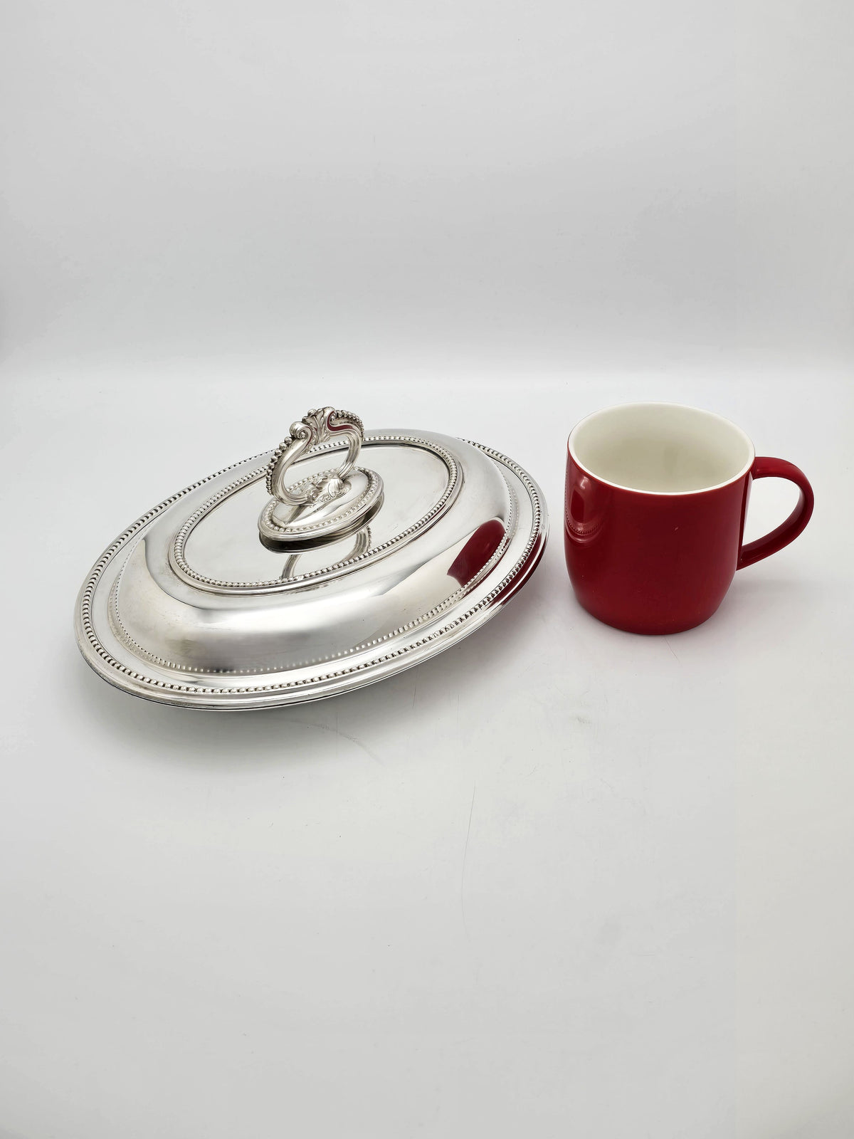 Antique Edwardian Silver Plated Entrée Dish circa 1905