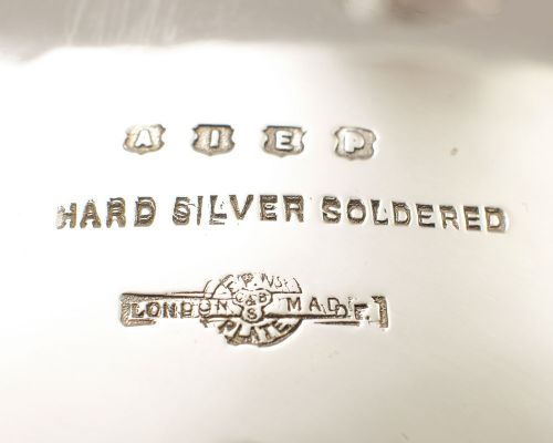 华丽的爱德华式镀银中心装饰品 - 约 1905 年