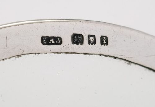 Handsome Antique Silver and Shagreen Magnifying Glass - London 1924