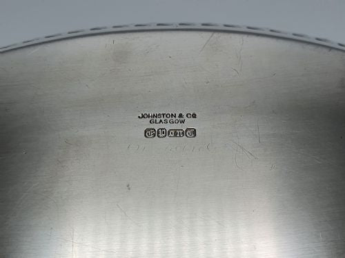华丽的苏格兰镀银面包篮 - 约 1930 年