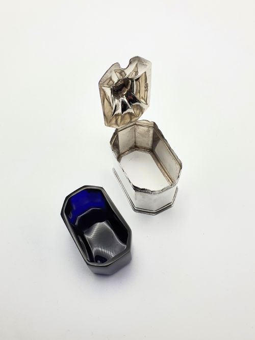 Lovely Art Deco Silver Mustard Pot - 1927