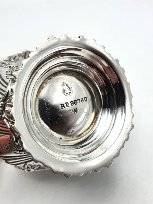 Fabulous Victorian Embossed Three-Piece Silver-Plated Tea Set - 1888