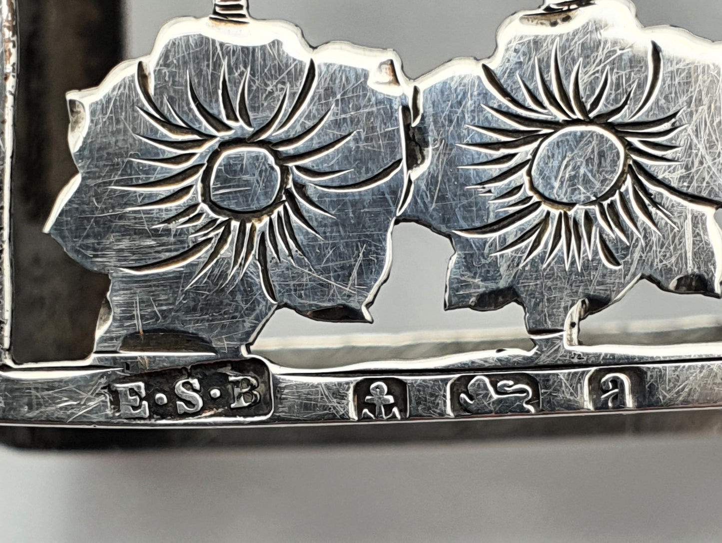 Pretty Victorian Silver Matchbox Holder – English Antique - 1900