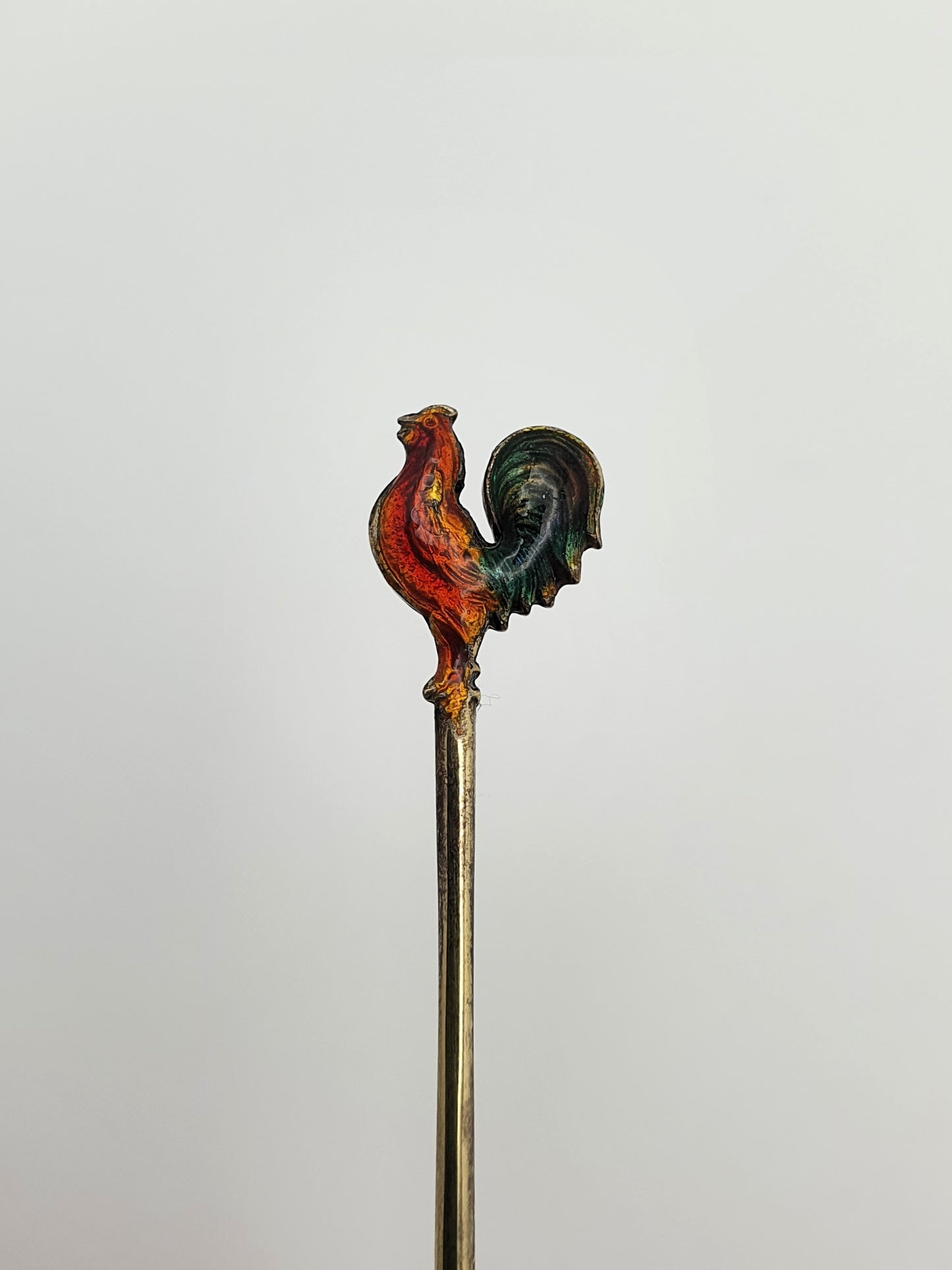 Beautiful Set of Silver and Enamelled Cocktail Sticks - 1951