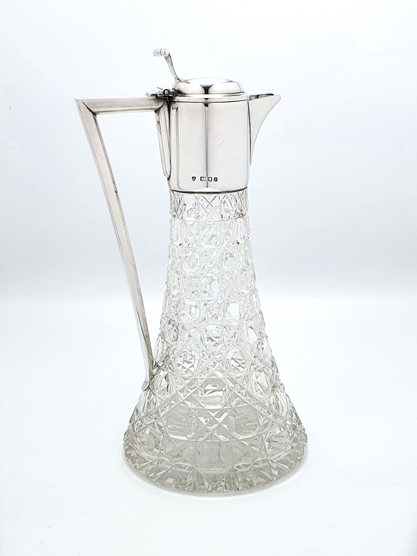 Splendid Silver Topped Claret Jug - 1976.