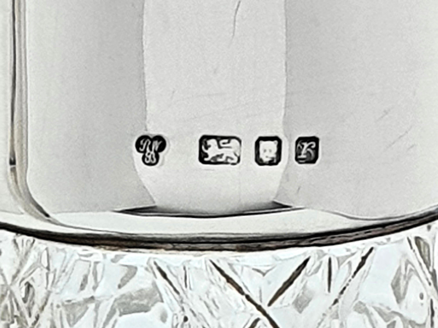 Splendid Silver Topped Claret Jug - 1976.