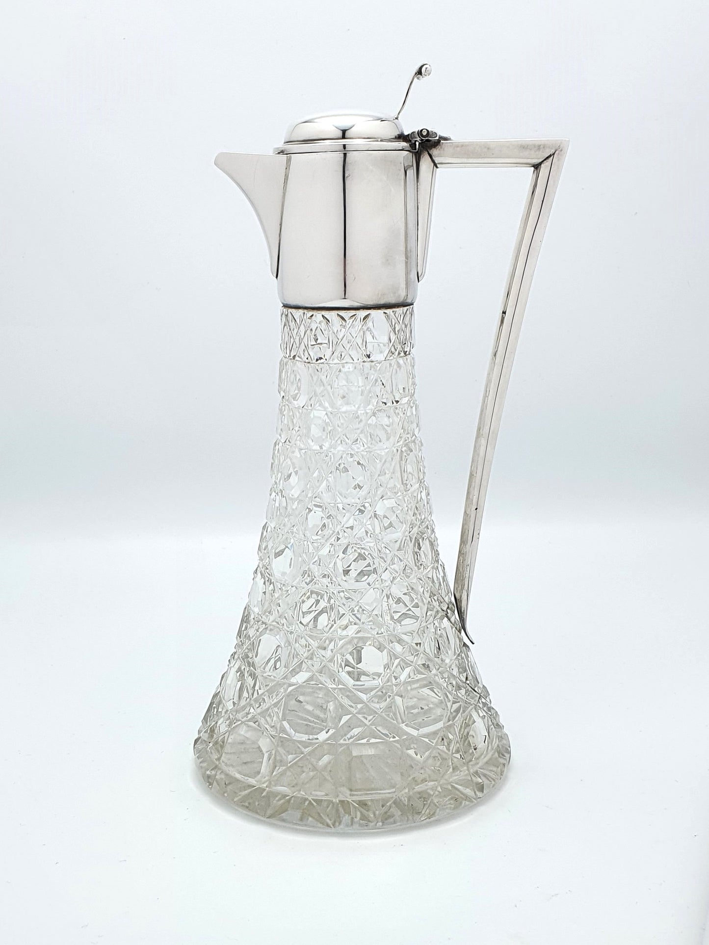 Splendid Silver Topped Claret Jug - 1976.