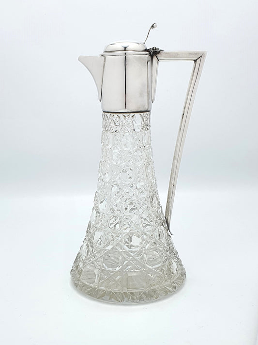 Splendid Silver Topped Claret Jug - 1976.