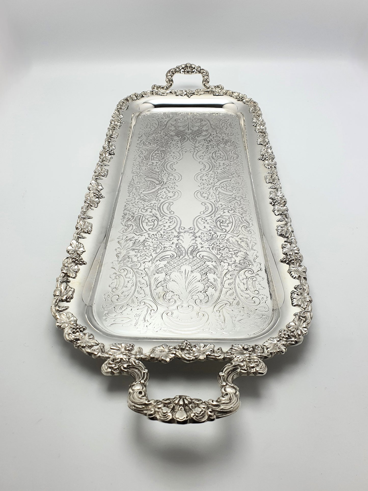 Lovely Antique Edwardian Silver Plated Tray - circa 1905