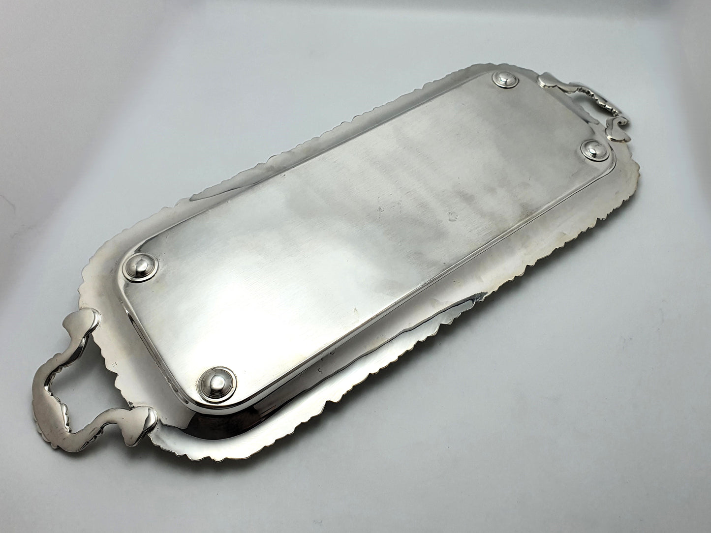 Lovely Antique Edwardian Silver Plated Tray - circa 1905