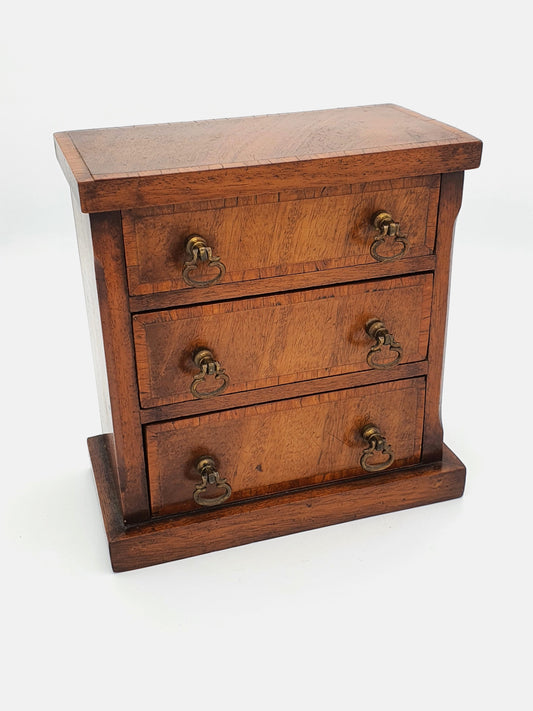 Fabulous Antique Mahogany Jewellery Chest/Box - circa 1920