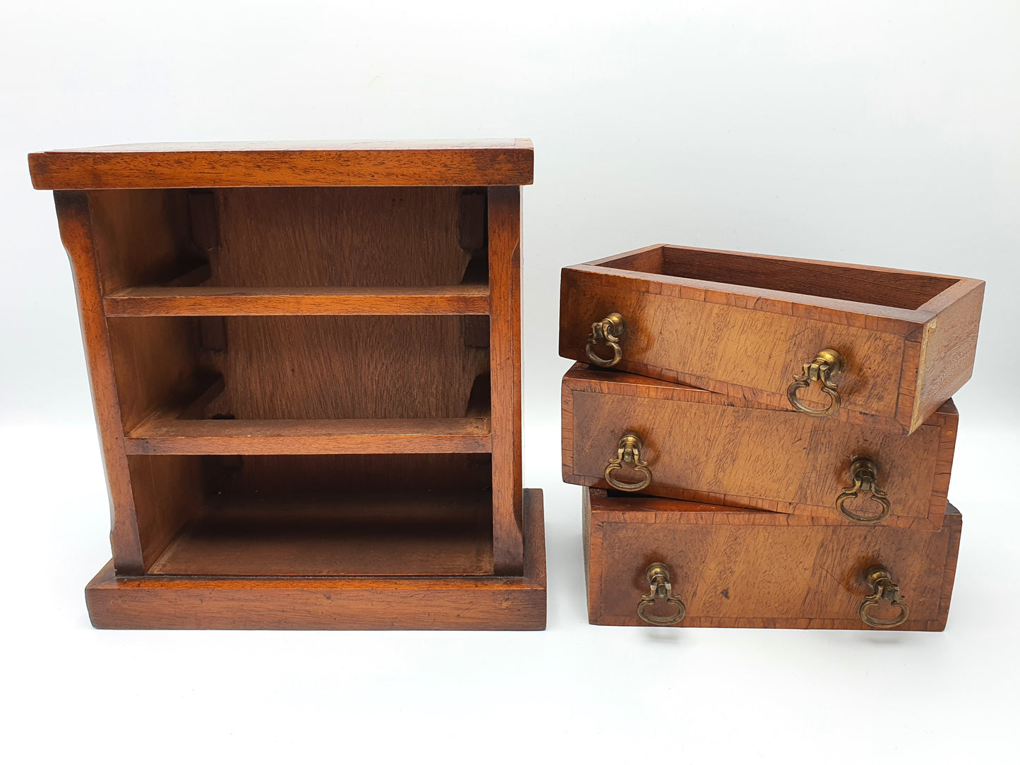 Fabulous Antique Mahogany Jewellery Chest/Box - circa 1920