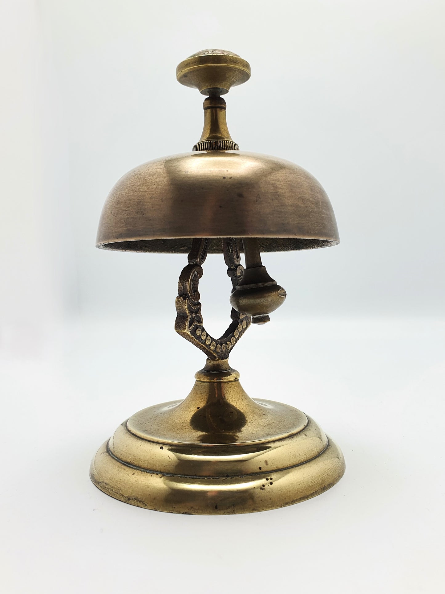 Good Victorian Brass and Bronze Counter Bell - circa 1890