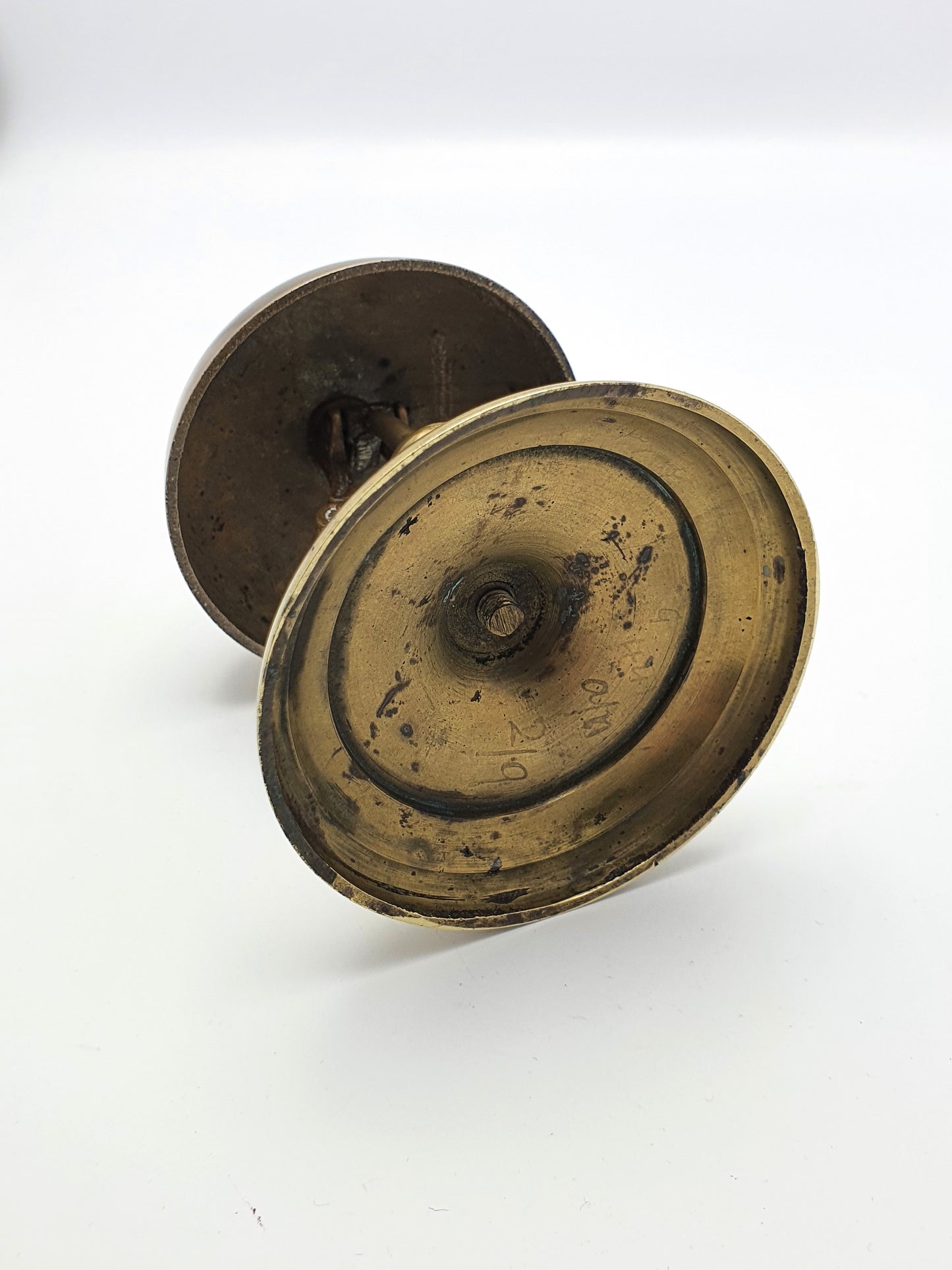 Good Victorian Brass and Bronze Counter Bell - circa 1890