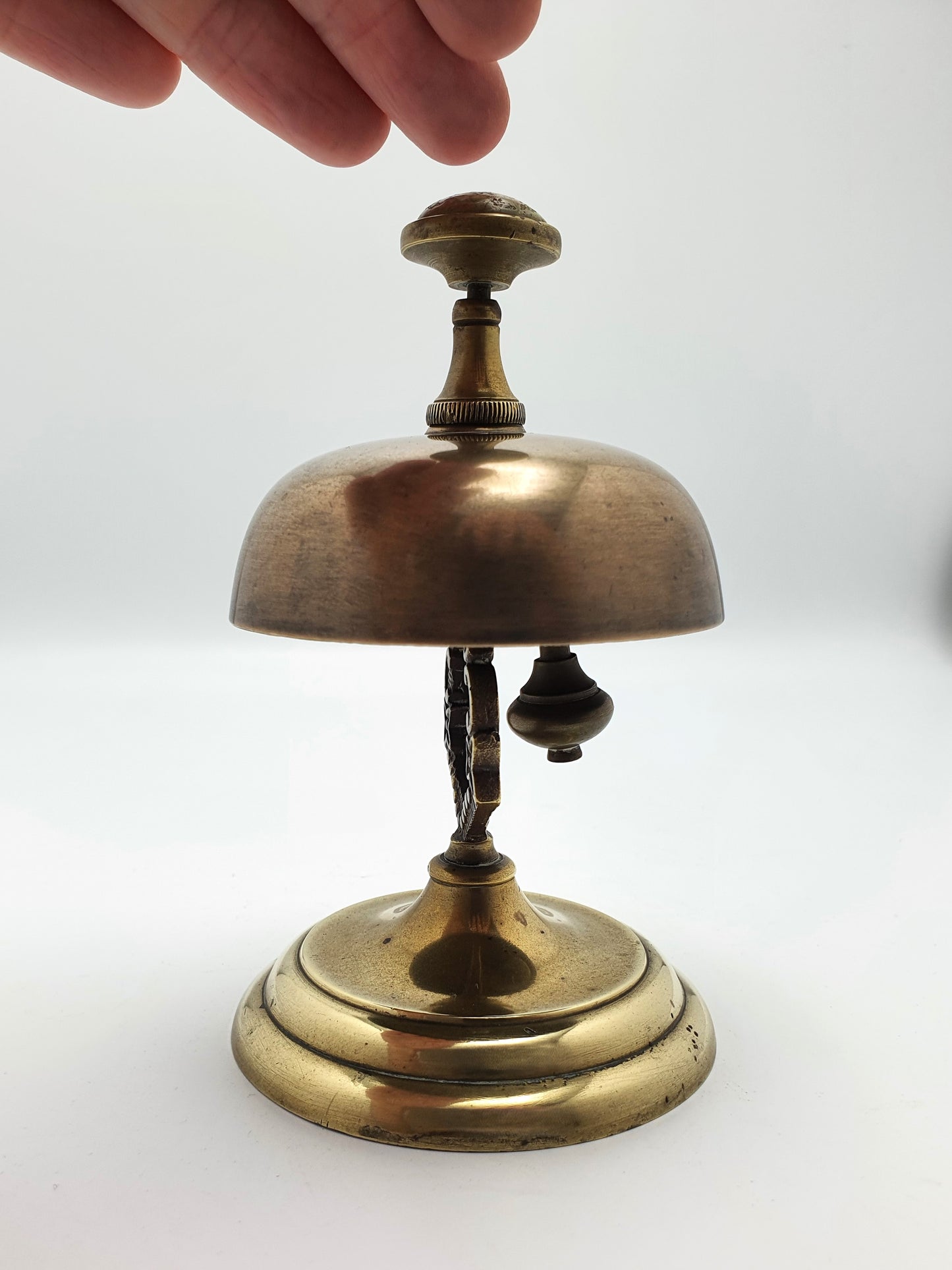 Good Victorian Brass and Bronze Counter Bell - circa 1890