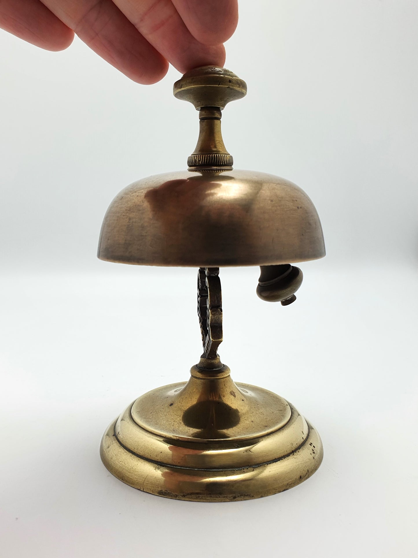 Good Victorian Brass and Bronze Counter Bell - circa 1890