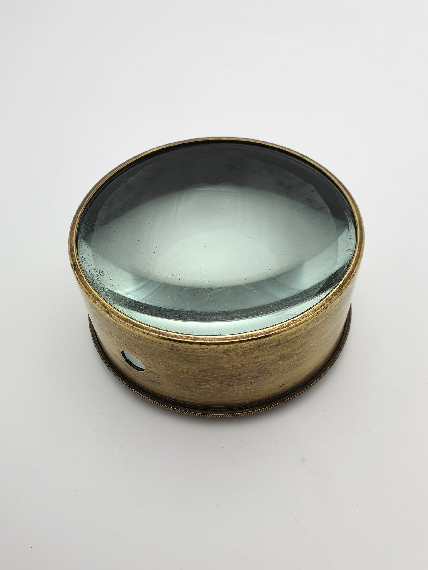 Large Brass Desk Magnifier - circa 1910