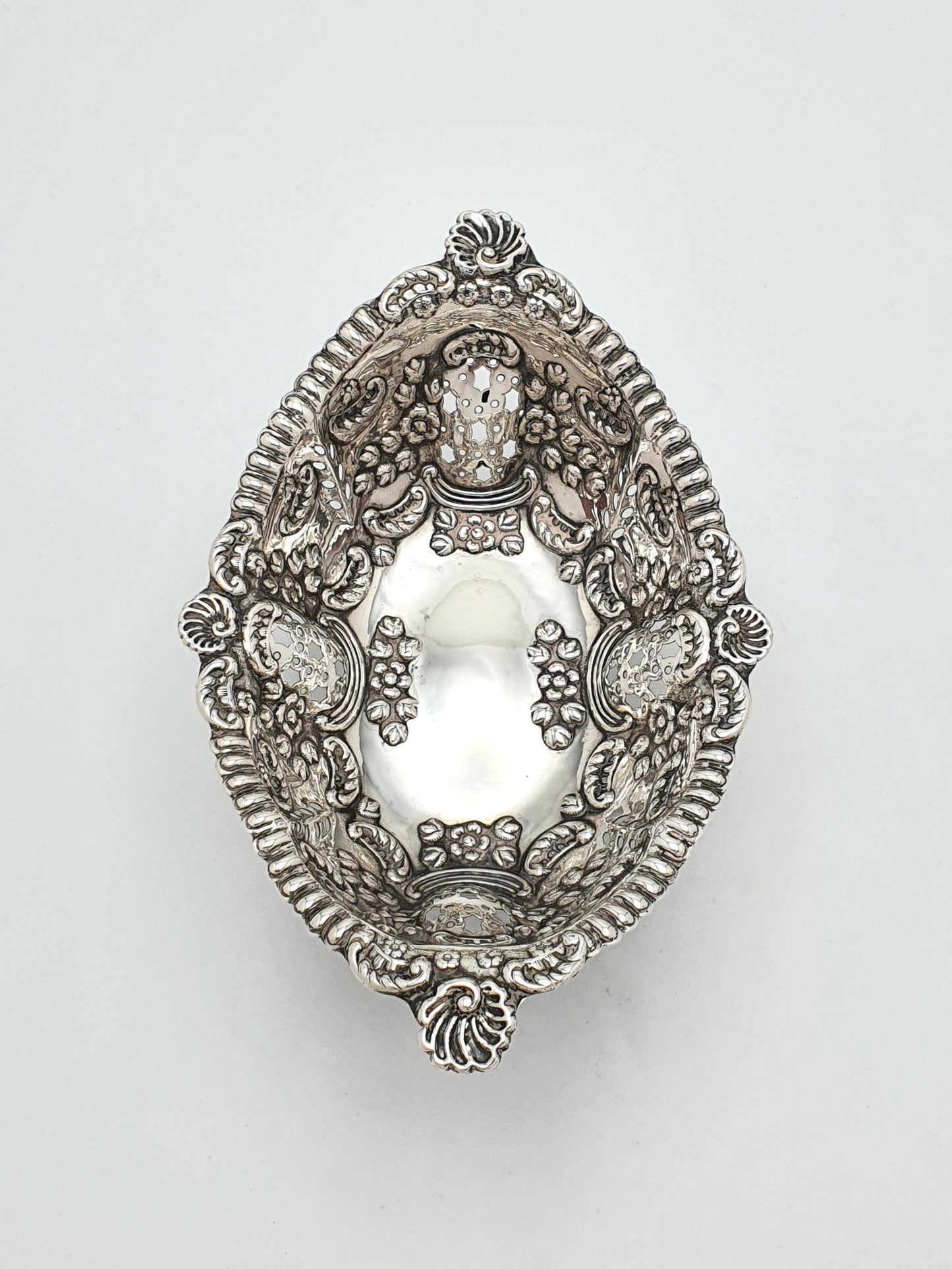 Lovely Victorian Solid Silver Basket - 1900