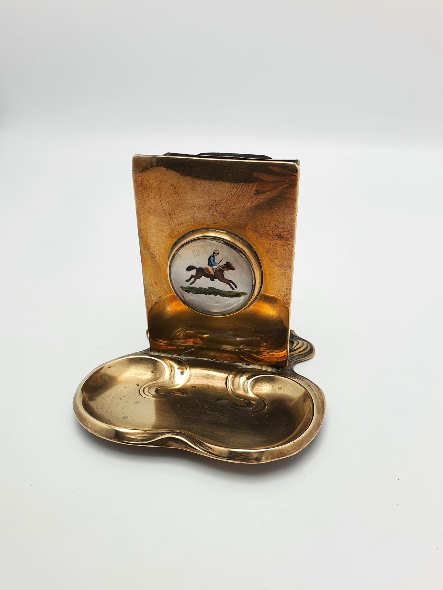 Art Nouveau Jockey Matchbox Holder - circa 1890