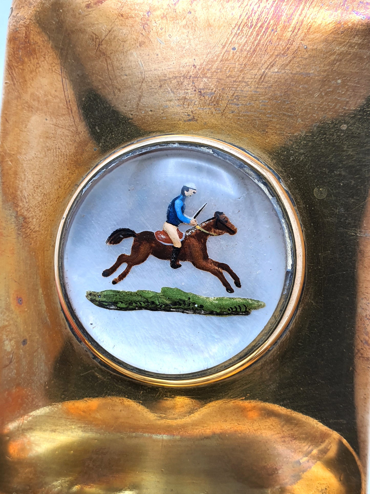 Art Nouveau Jockey Matchbox Holder - circa 1890
