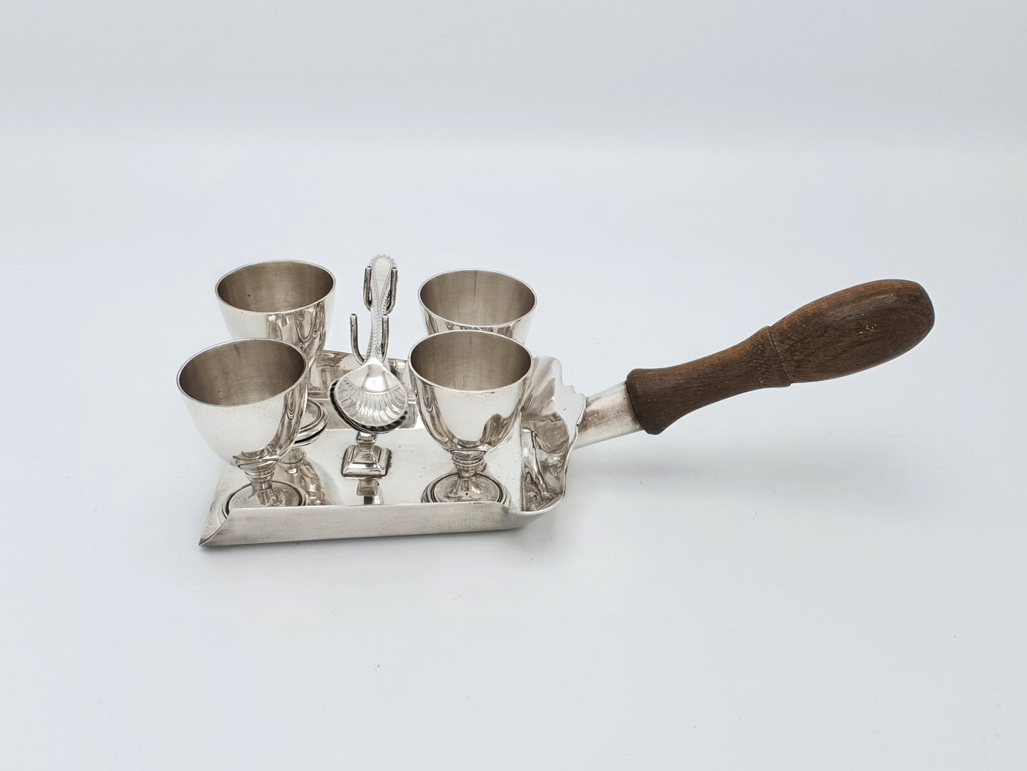 Rare Victorian Novelty Silver Plated Egg Cruet - circa 1890