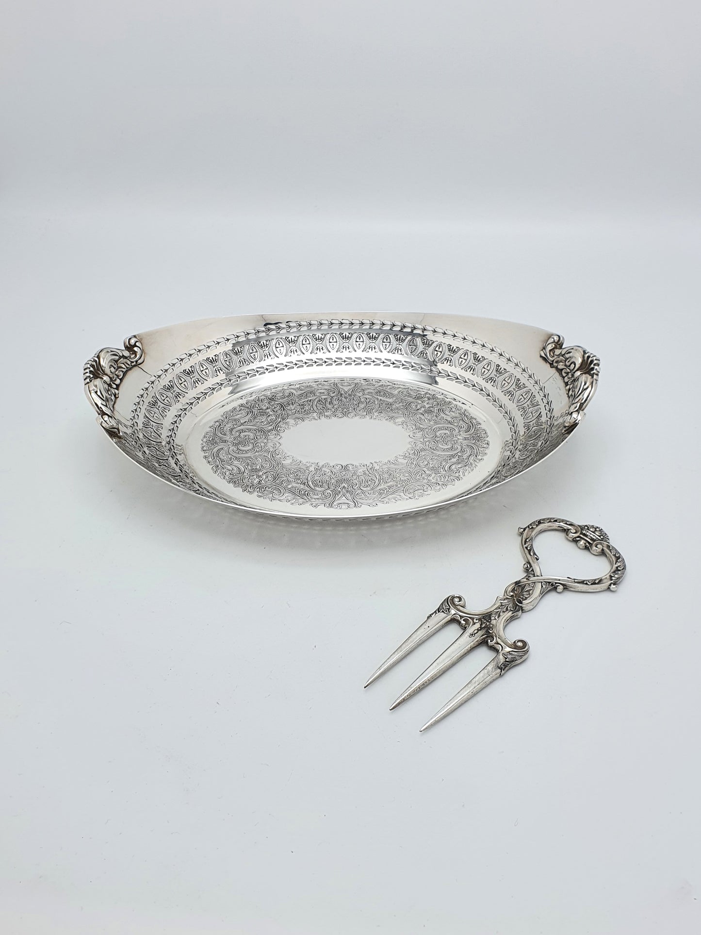Gorgeous Scottish Silver-Plated Breadbasket - circa 1930
