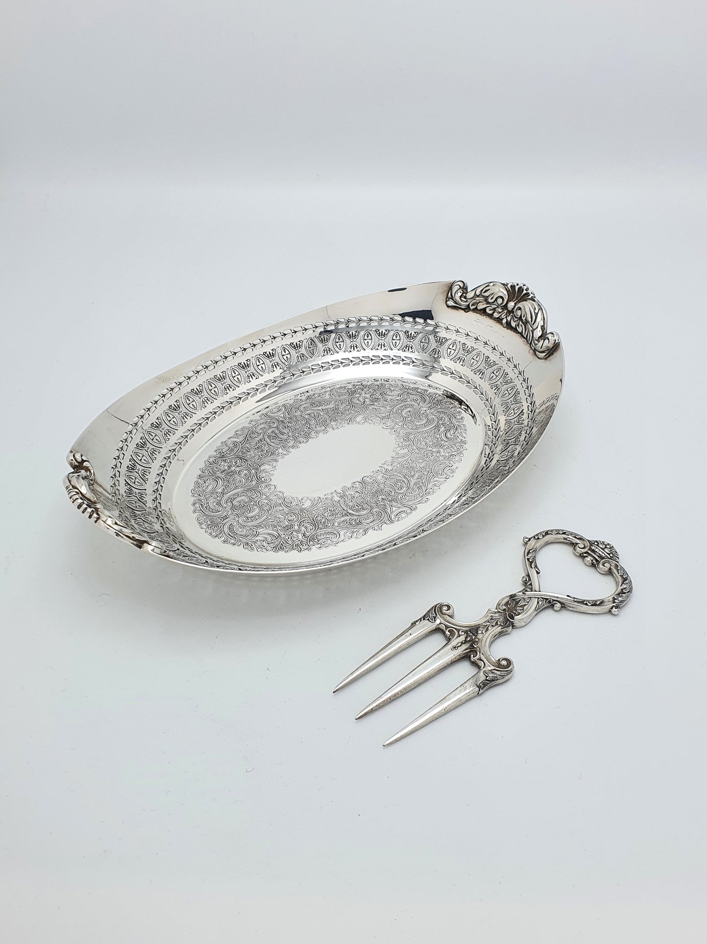 Gorgeous Scottish Silver-Plated Breadbasket - circa 1930