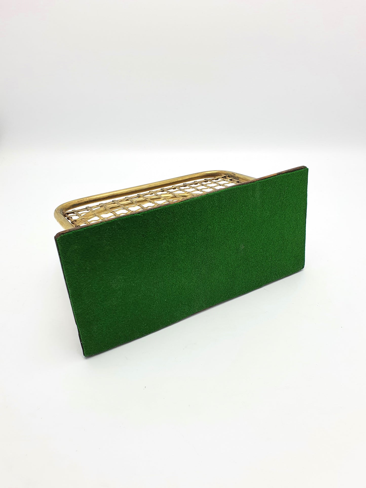 Lovely Edwardian Brass & Oak Letter Rack - circa 1905