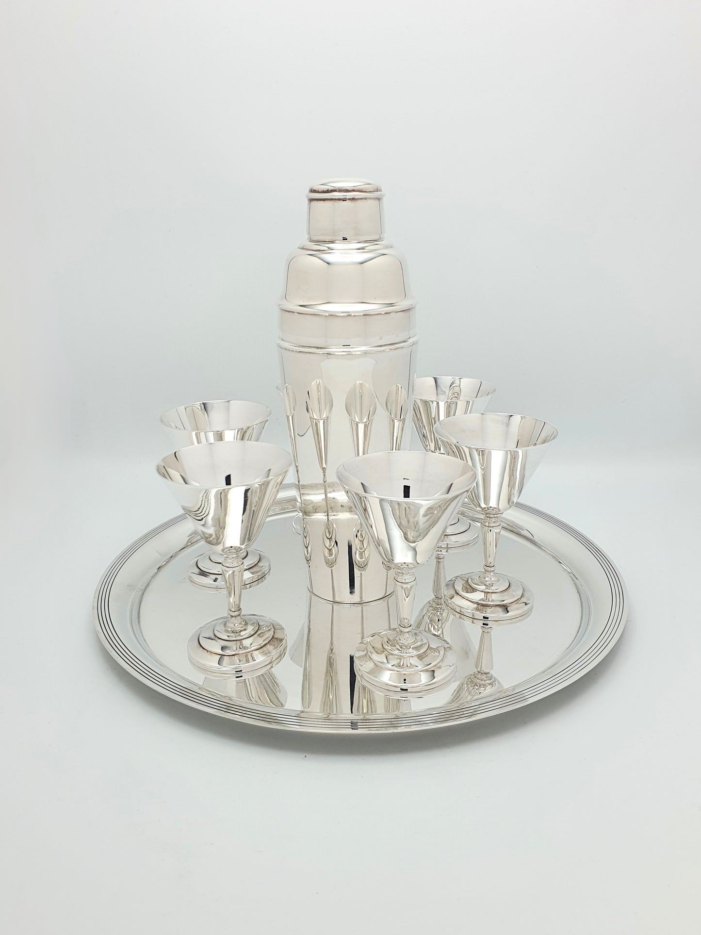 Magnificent Mappin & Webb Cocktail Shaker Set - circa 1930