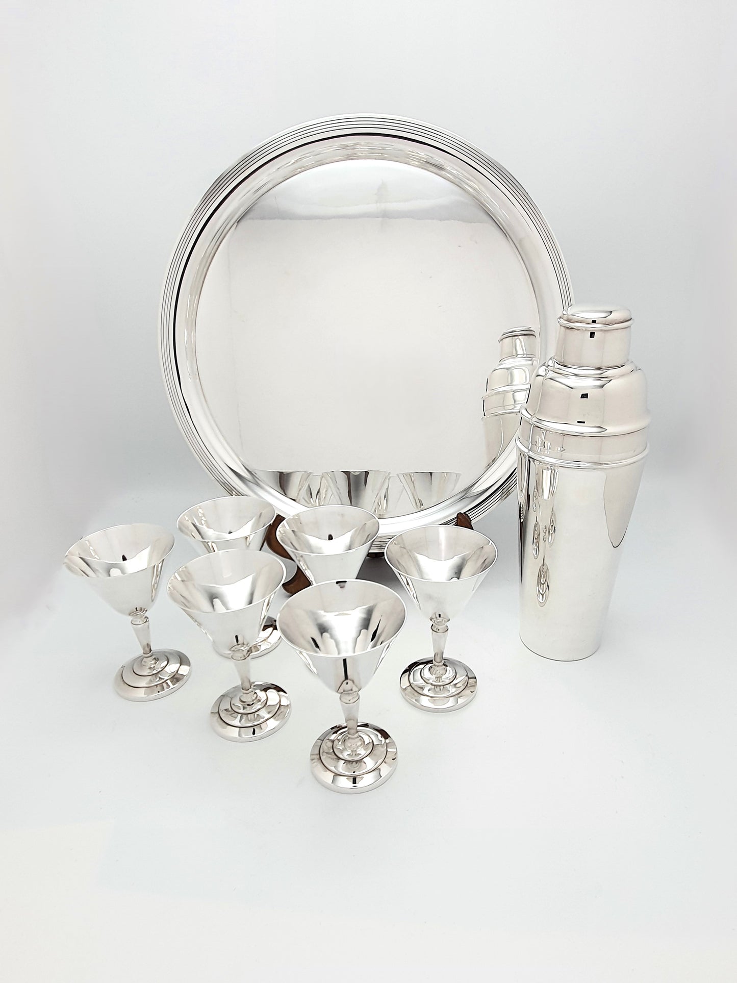 Magnificent Mappin & Webb Cocktail Shaker Set - circa 1930
