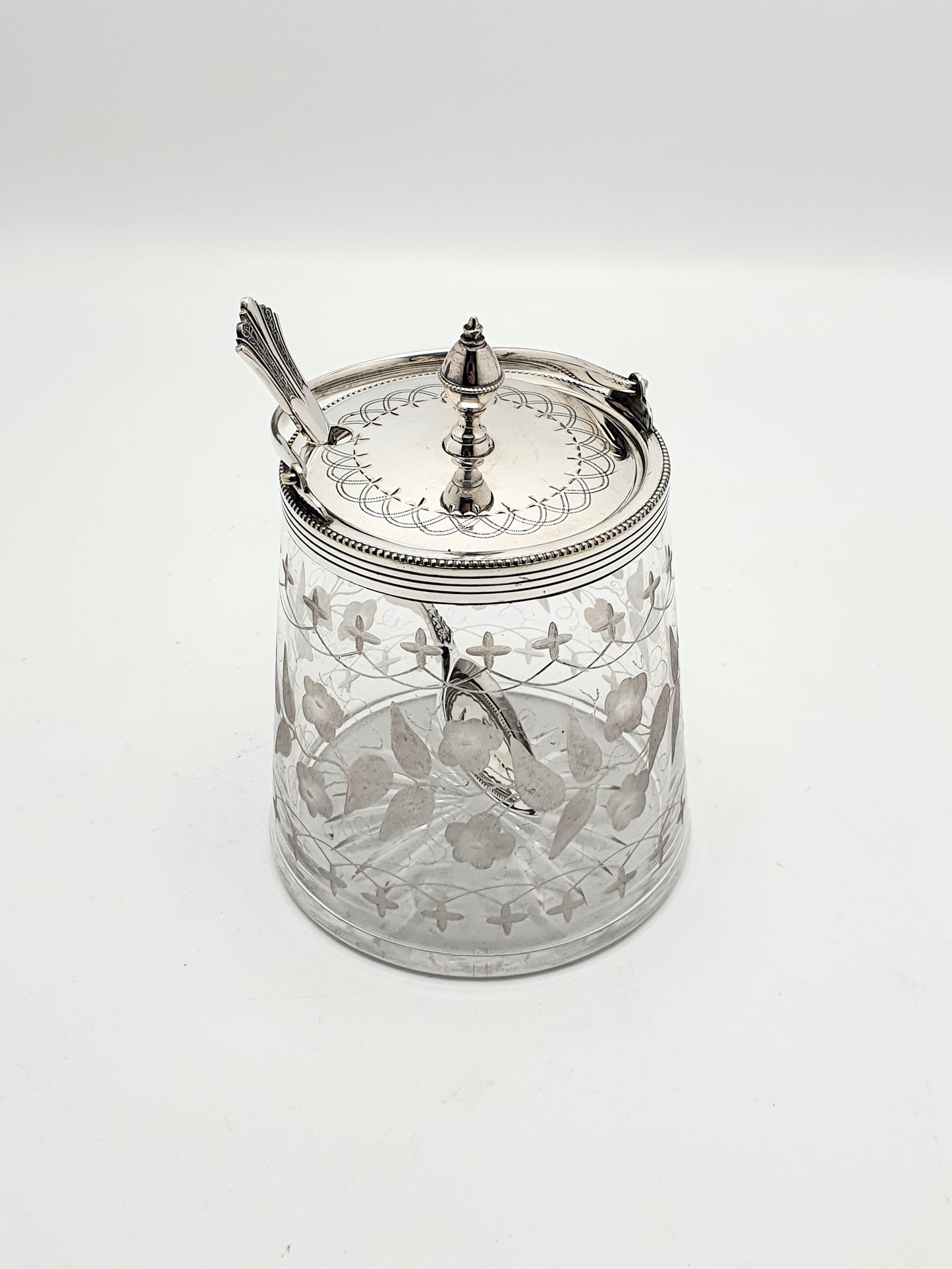 Lovely Antique Victorian Preserve/Jam Pot - circa 1890