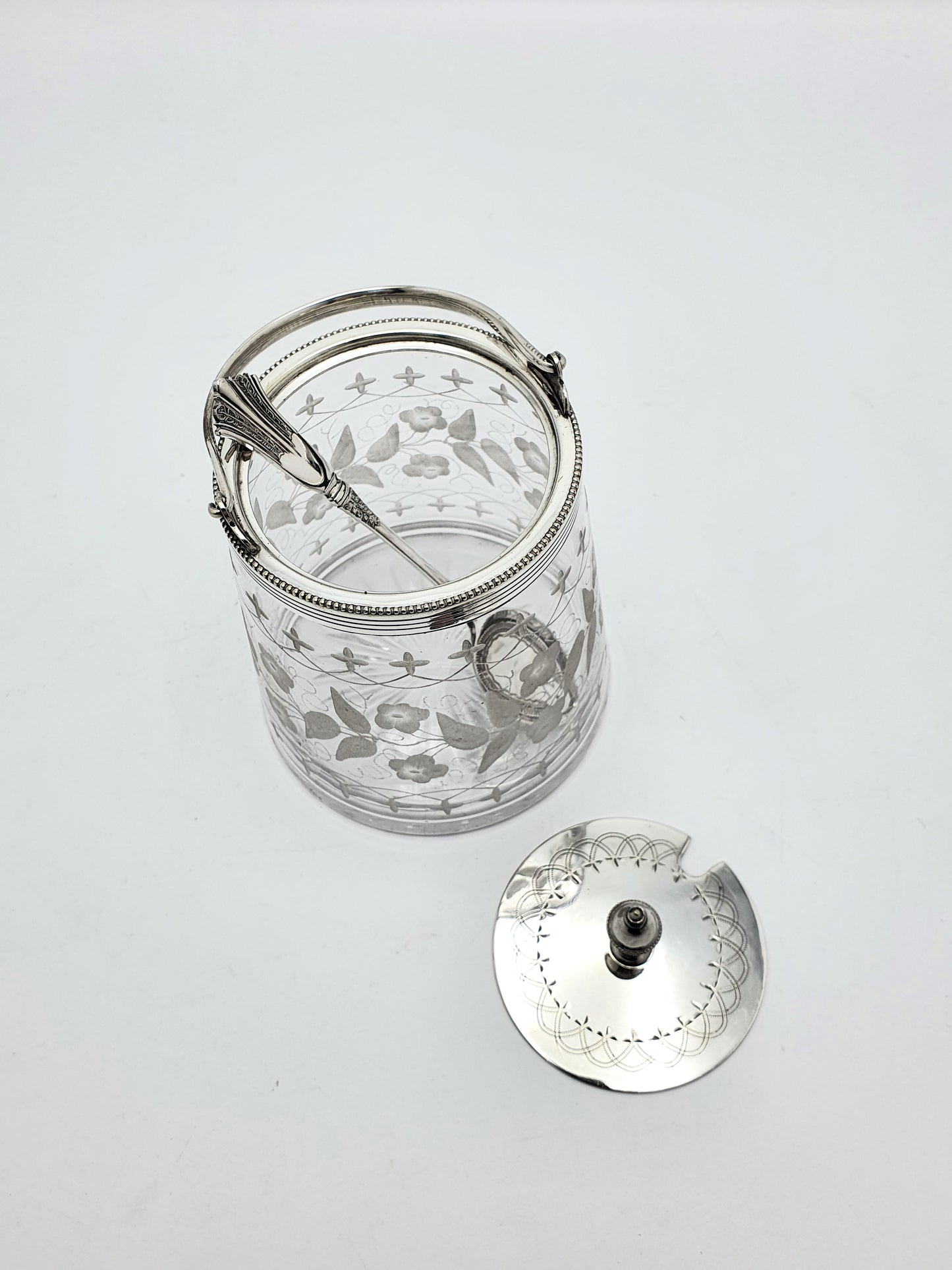 Lovely Antique Victorian Preserve/Jam Pot - circa 1890