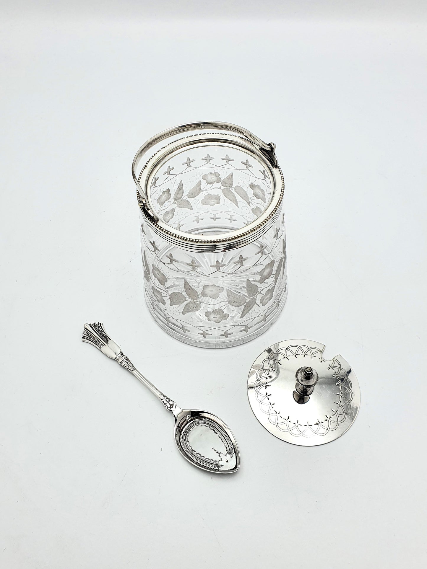 Lovely Antique Victorian Preserve/Jam Pot - circa 1890