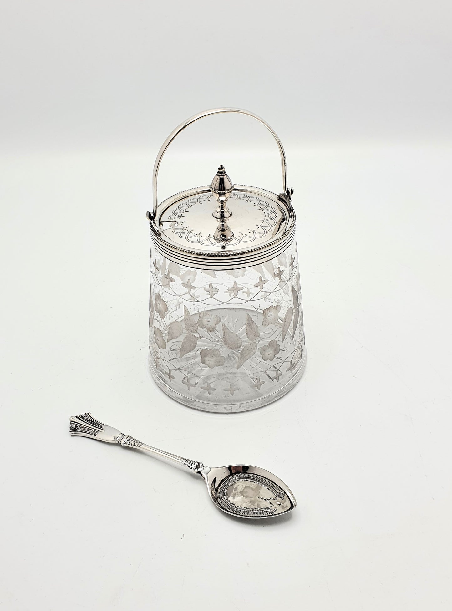 Lovely Antique Victorian Preserve/Jam Pot - circa 1890