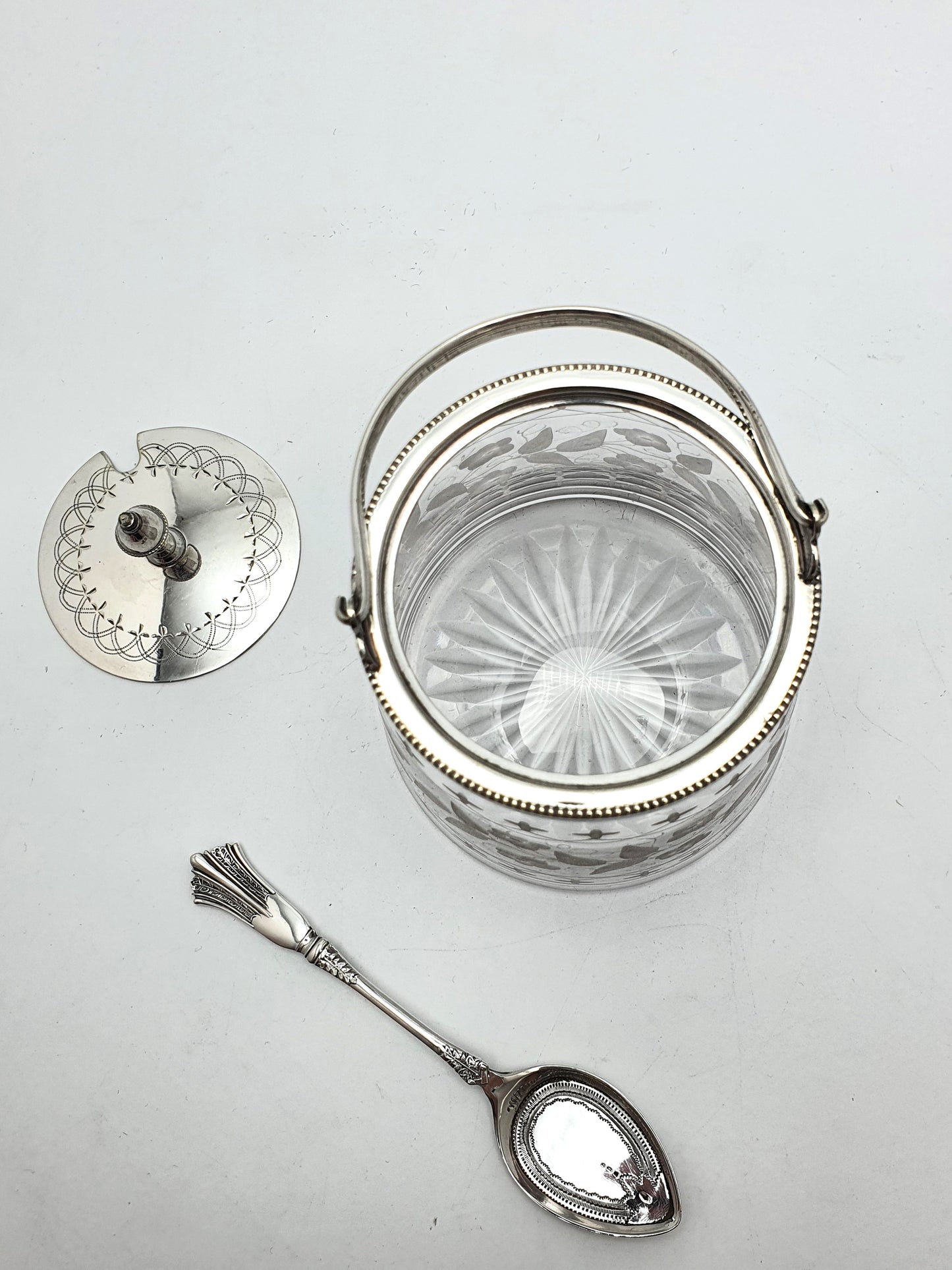 Lovely Antique Victorian Preserve/Jam Pot - circa 1890